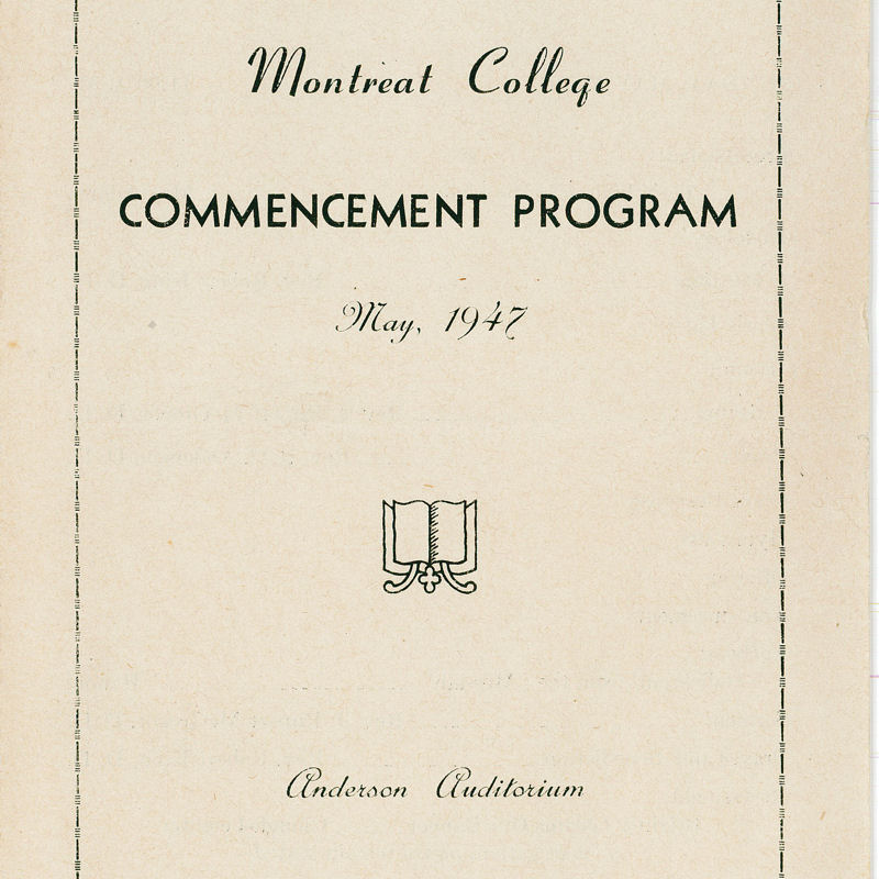 1947 Commencement Program