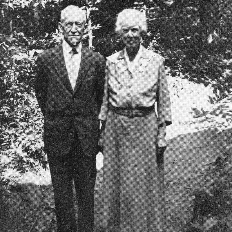 Crosby and Juliette Adams on their Golden Wedding Anniversary