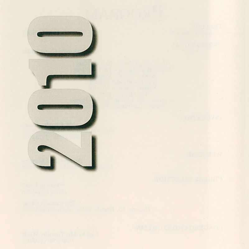 Honors Convocation Program 2010