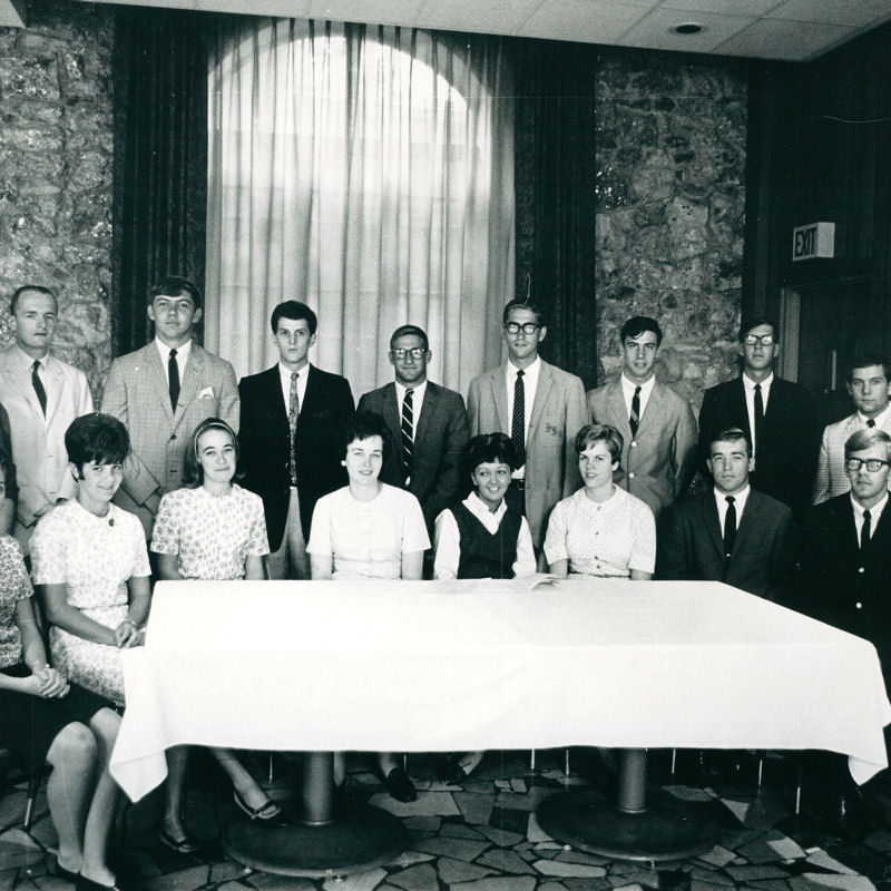 Student Representatives at Montreat-Anderson College ca. 1966-67
