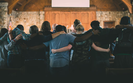 Students in Montreat College's Graham Chapel