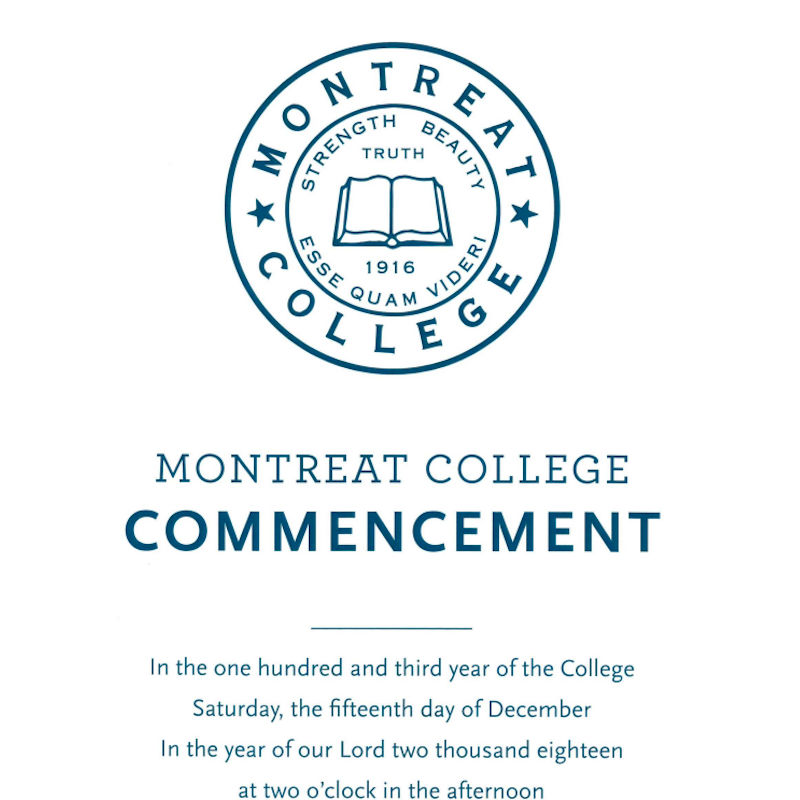 2018 Commencement Program thumbnail