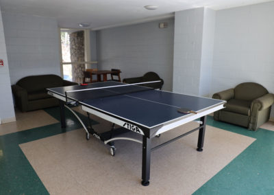 Davis Hall ping-pong table