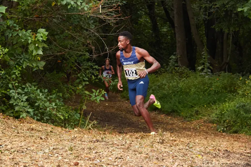 Men's cross country runner