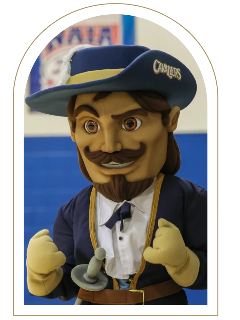 Photo of Montreat College's Calvin mascot