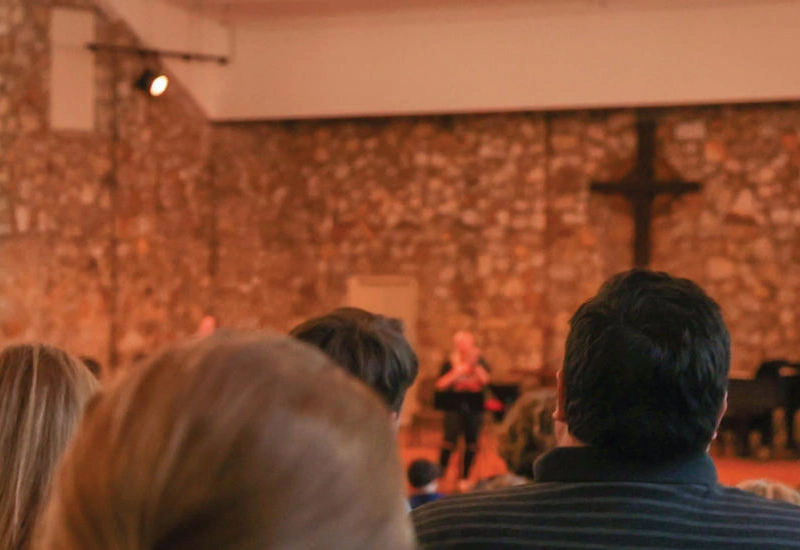 Photo of a convocation in Anderson Auditorium in Montreat, NC