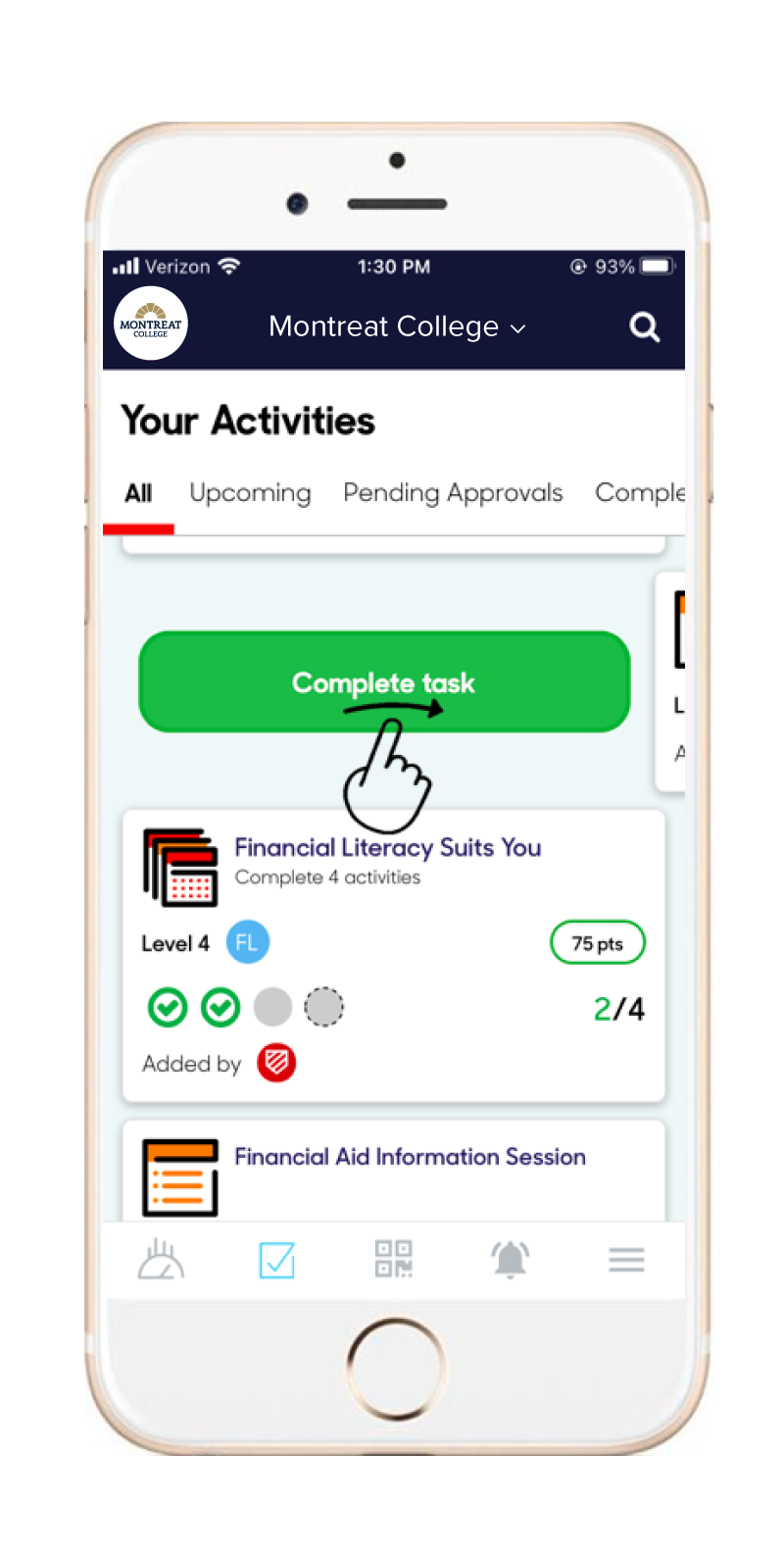 Screenshot of the Suitable app