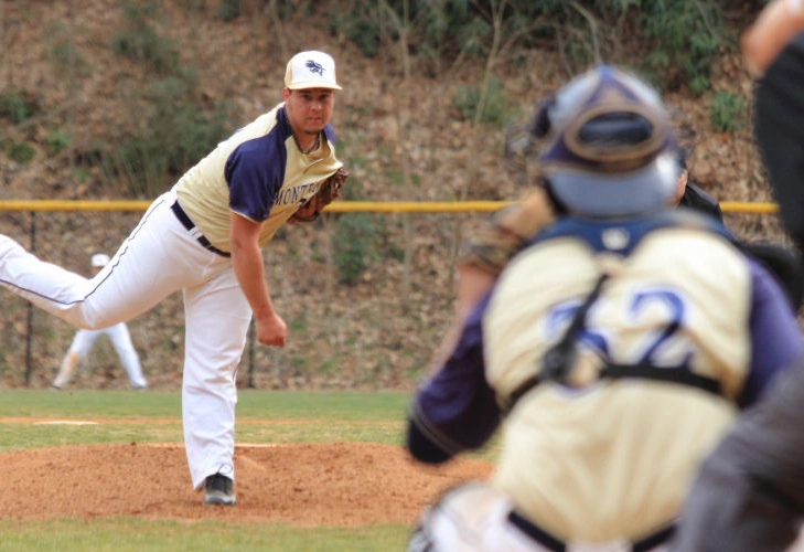 Montreat College pitcher and catcher