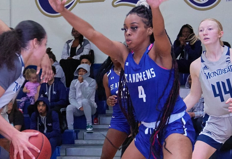 Montreat College women's basketball players