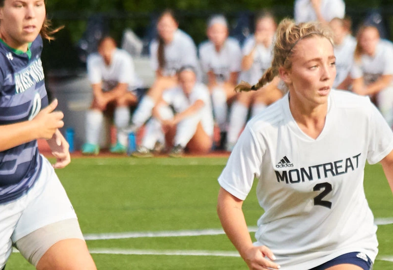Montreat College women's soccer player