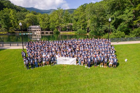 Montreat College Class of 2029 during Welcome Week 2025