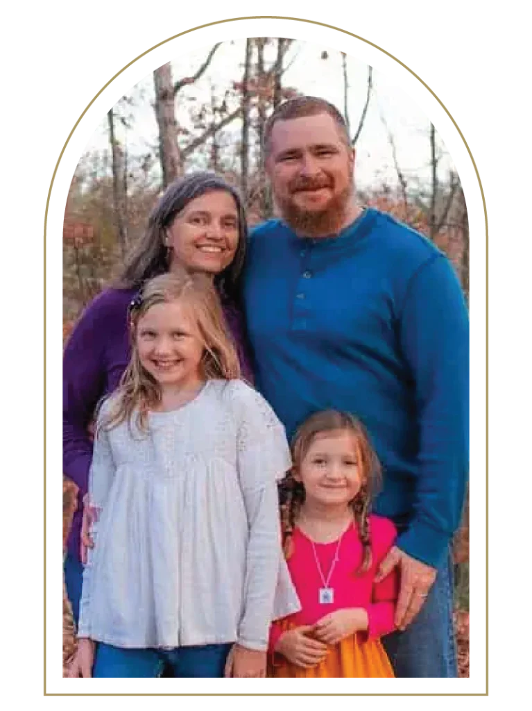 Dan Windmiller and his wife and children